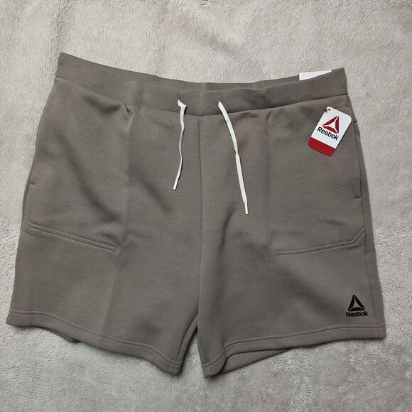 Reebok Credential Knit Shorts 7" Men's 2XL Athletic Gym Drawstring NWT - Picture 1 of 5